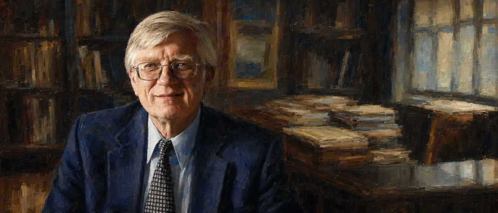 Portrait of G. Flint Taylor, Auremont-style oil painting